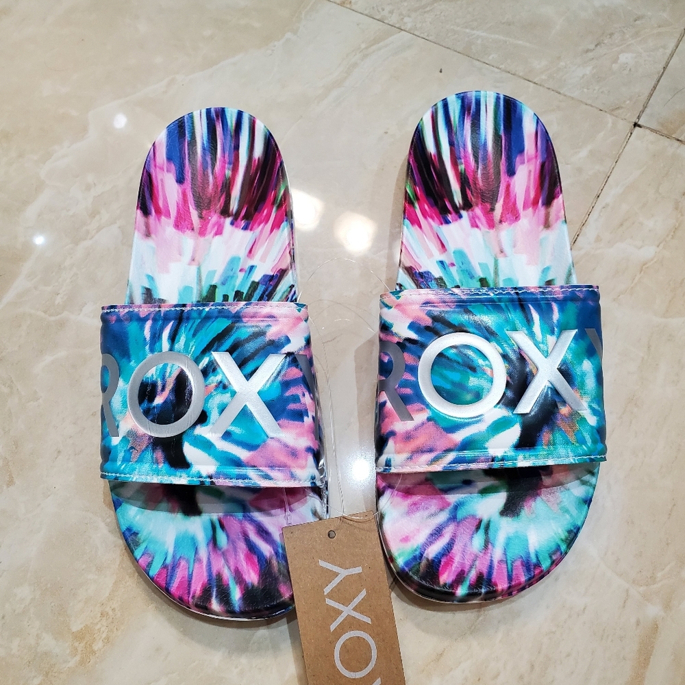 Slippy Printed Slide Sandals